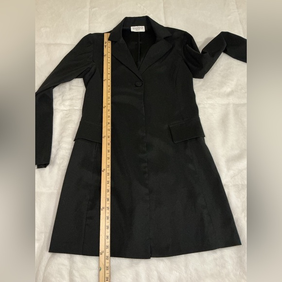Vintage XOXO lightweight Black Women's Coat - Picture 8 of 8